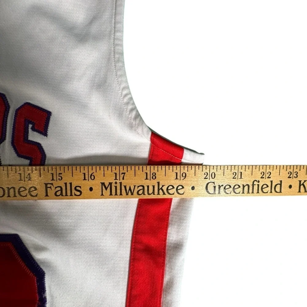 Nike Team Dri-FIT Lancers #22 Basketball Jersey White Red Medium M 392905-109
